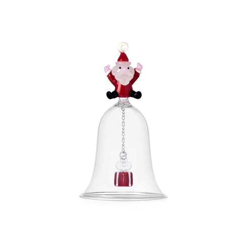 Campana Natalizia Christmas Tales Ichendorf in vetro borosilicato con Babbo Natale