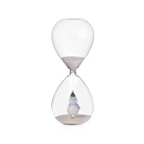 Clessidra Natalizia Christmas Tales Ichendorf in vetro borosilicato con Pupazzo di Neve