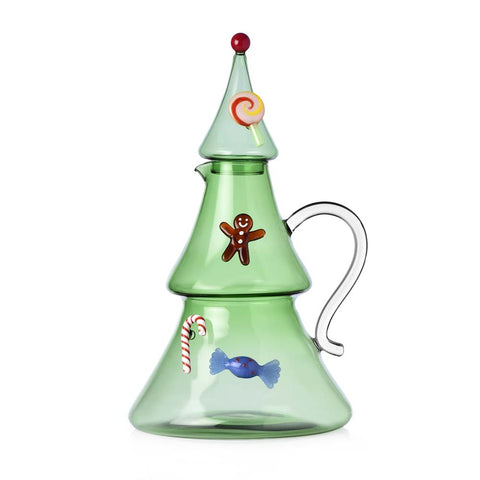 Brocca Schiaccianoci in borosilicato Ichendorf  con Albero di Natale