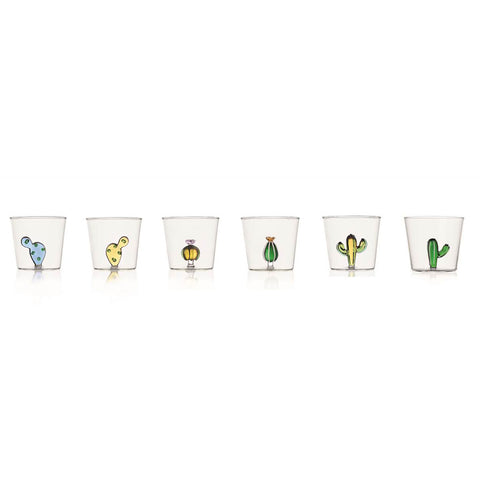 Ichendorf Desert plants Set 6 tumbler assortiti