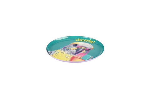 Gift Company Love Trays - Vassoio Decorativo XS, Pattini a Rotelle, Rotondo, Rosa