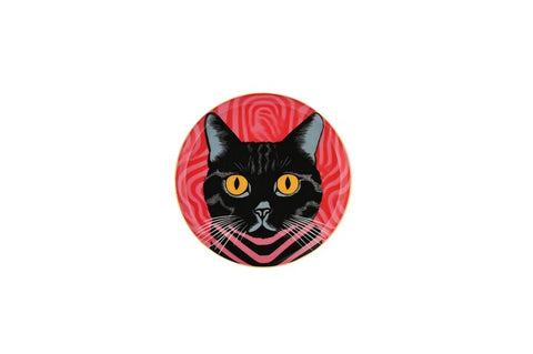 Vassoio GIFT COMPANY Love Trays Deco Tray XS Gatto rotondo multicolor
