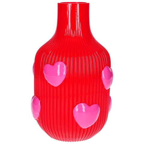 Vaso GIFT COMPANY L'Amour rosso H25 cm – Decorazione Pop