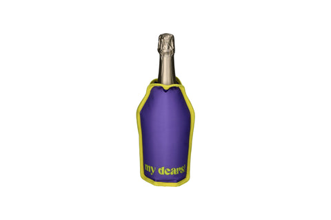 Custodia refrigerante champagne GO BIG "My Dears" viola e giallo