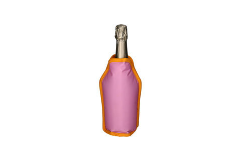 Custodia refrigerante champagne GO BIG "Emotional Baggage" rosa e arancio