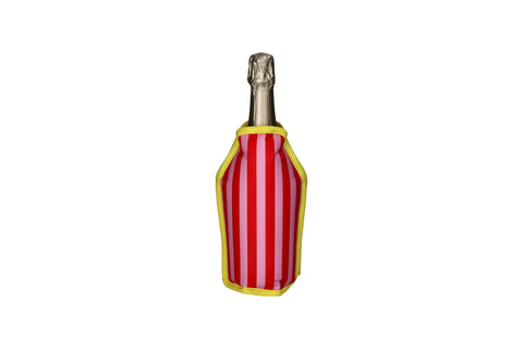 Custodia refrigerante champagne GO BIG a fasce rosse e rosa
