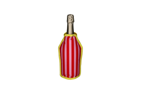 Custodia refrigerante champagne GO BIG a fasce rosse e rosa