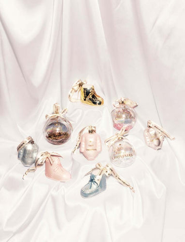 Palla di Natale in Vetro “Baby’s First Christmas” H9 cm Vondels