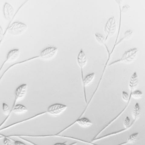 Vaso Bianco in Porcellana con Uccellini Dorati Räder