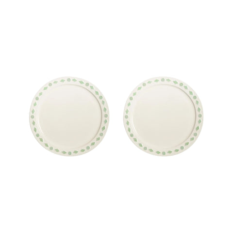 Klevering Piatto folk menta grande set di 2