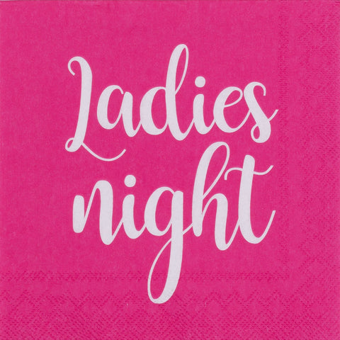 Tovaglioli fucsia Ladies Night