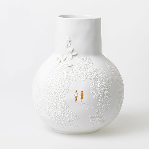 Vaso in Porcellana Park Walk Räder