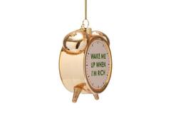 Decorazione Natalizia Gold Rich Clock Alarm H9 Vondels