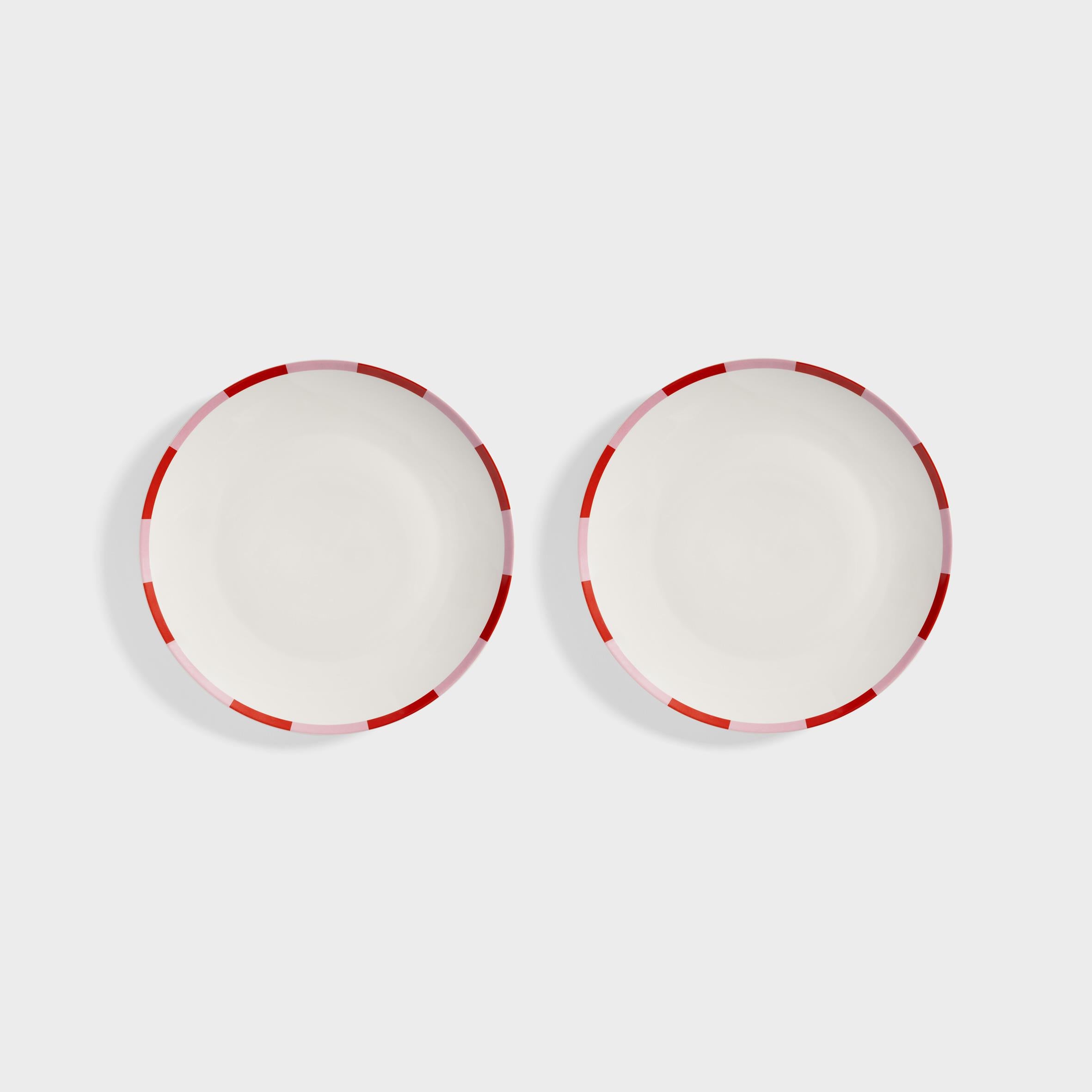 Klevering Piatto bliss rosa grande set da 2