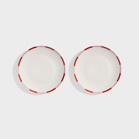 Klevering Piatto bliss rosa grande set da 2