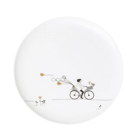Cycling Räder Porcelain Plate