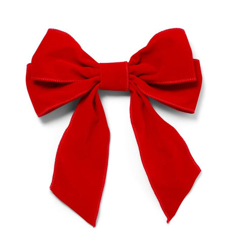 Set 2 Fiocchi Decorativi Natalizi rossi Vondels