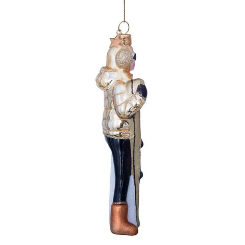 Decorazione Natalizia Gold Ski Lady H13 Vondels