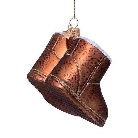 Decorazione Natalizia Brown Suede Boots H7 Vondels