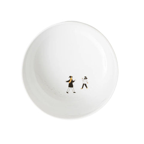 Bowl "Battaglia di Neve" in porcellana Räder