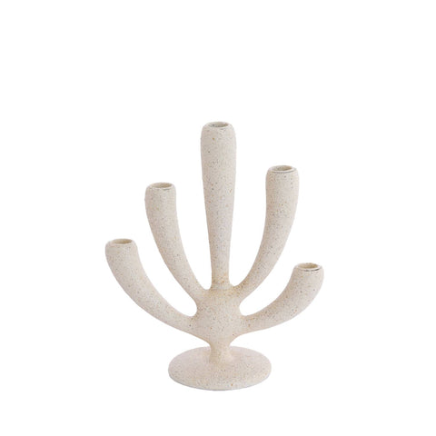 Porta candela Polino Light & Living 25x11,5x28,5 cm crema