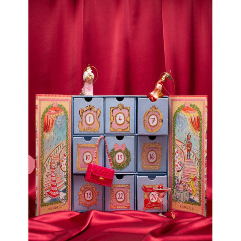 Set Decorazioni Natalizie “Advent Calendar” con Scatola (9 Pezzi) Vondels
