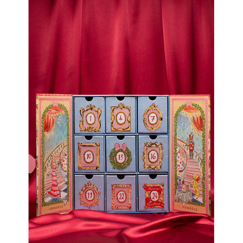 Set Decorazioni Natalizie “Advent Calendar” con Scatola (9 Pezzi) Vondels