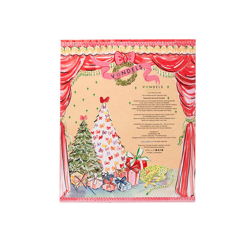 Set Decorazioni Natalizie “Advent Calendar” con Scatola (9 Pezzi) Vondels