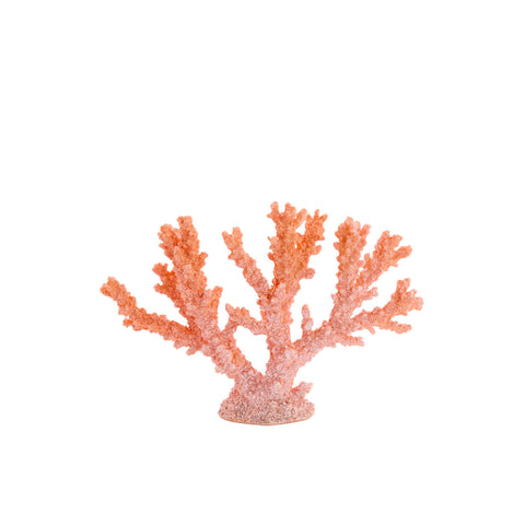 Decorazione Coral Light & Living 34,5x9,5x25 cm color corallo