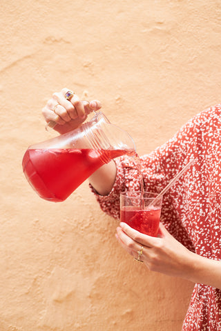 Pineut caraffa per bevande estive sangria vino rosso bio