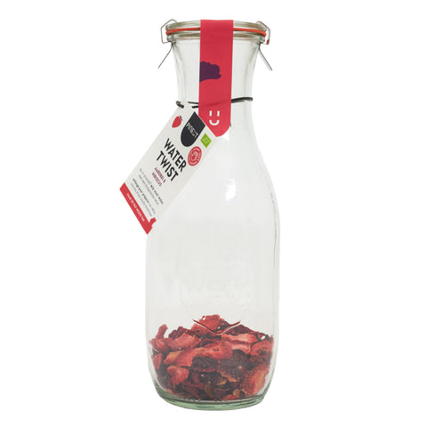 Pineut caraffa acqua aromatizzata fragola ibisco bio
