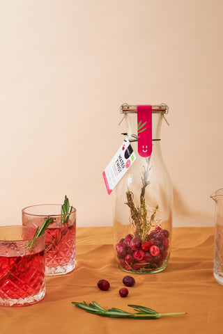 Pineut caraffa acqua aromatizzata ciliegia frutti di bosco rosmarino bio