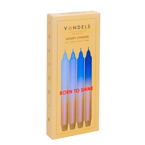 Decorazione Natalizia “4 Candles Born to Shine” H25 cm Vondels