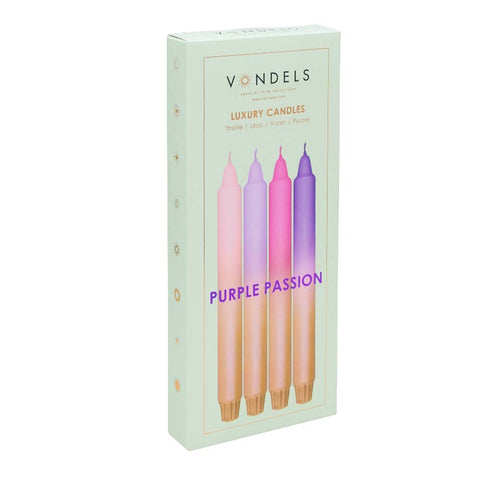 Decorazione Natalizia “4 Candles Purple Passion” H25 cm Vondels