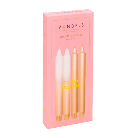 Decorazione Natalizia “4 Candles Golden Moments” H25 cm Vondels