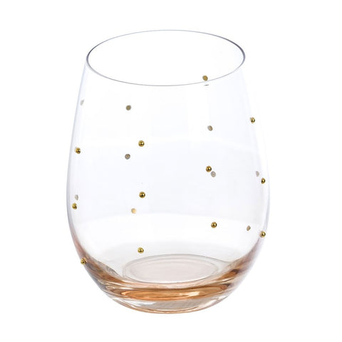 BICCHIERE ACQUA A POIS
