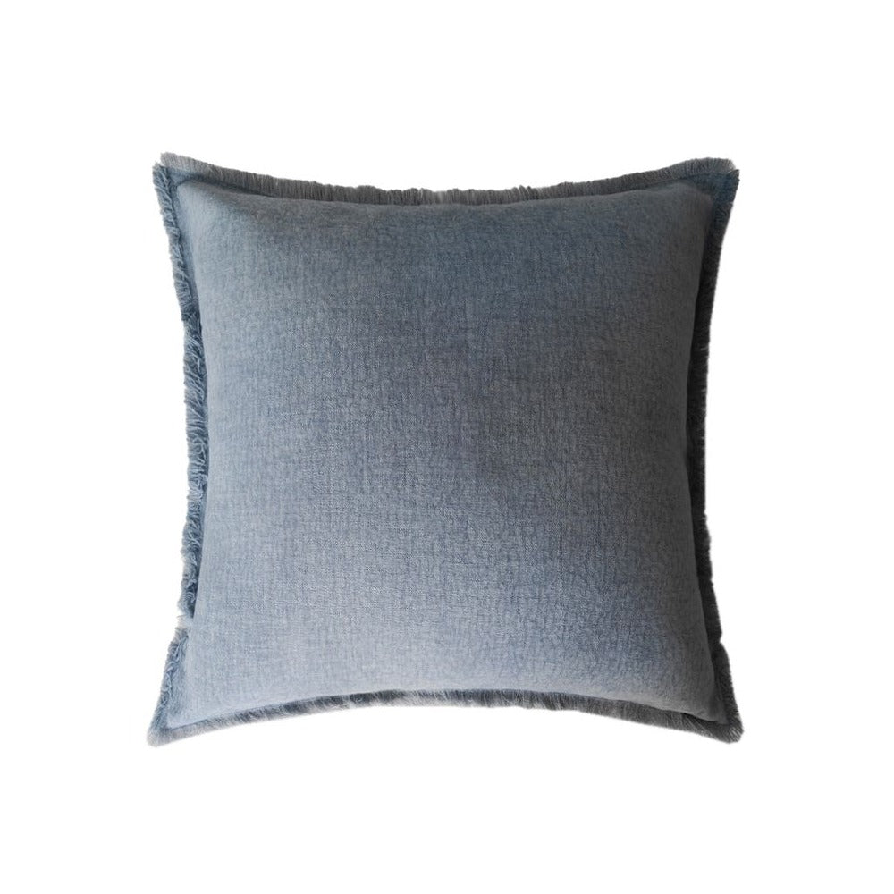 CUSCINO TINTA UNITA BLU/GRIGIO