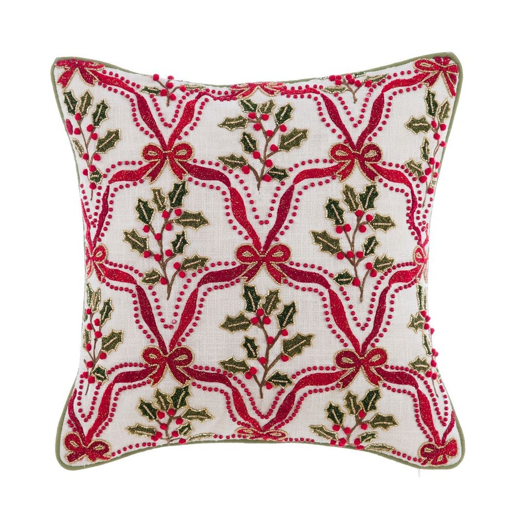 CUSCINO PUNGITOPO E FIOCCHI 45X45