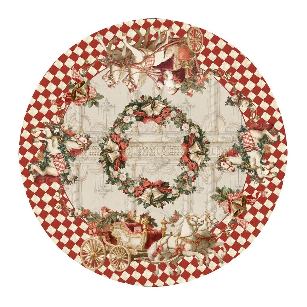 TAPPETO CON ANTISCIVOLO 154X154 CALESSI E CALESSINI
