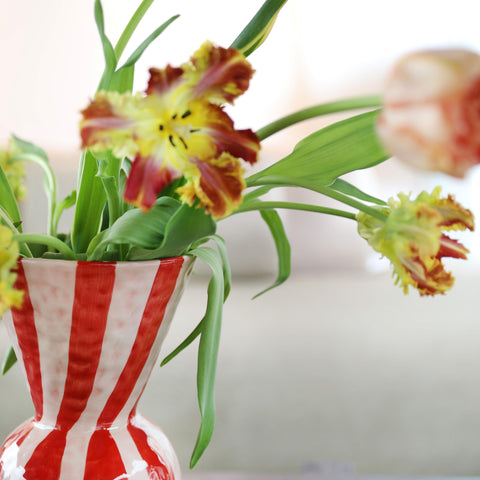 Klevering Vaso rombico rosso
