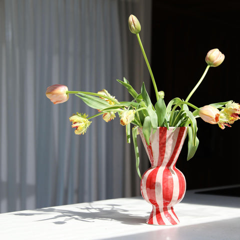 Klevering Vaso rombico rosso