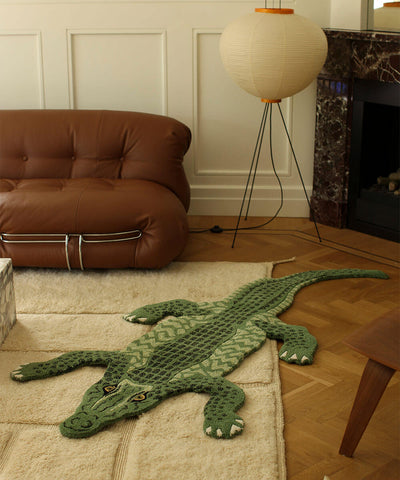 Doing Goods Tappeto Coolio Crocodile Large
