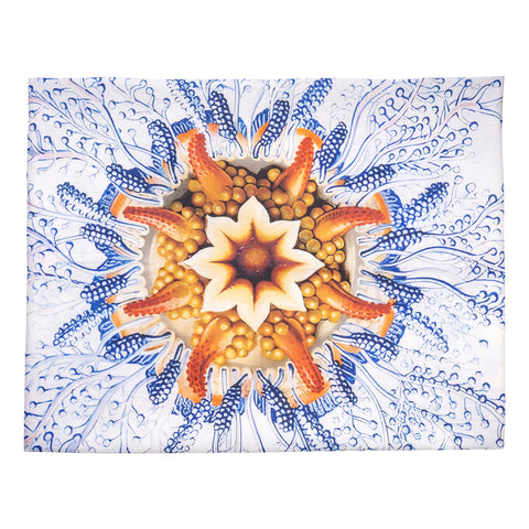 Tovaglia 100% lino fatta a mano 142x250 cm