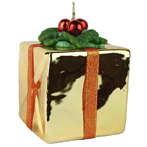 Firenze Candele Candela natalizia oro effetto metallico fatta a mano