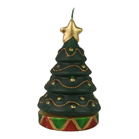 Firenze Candele Candela natalizia a forma di albero verde fatta a mano