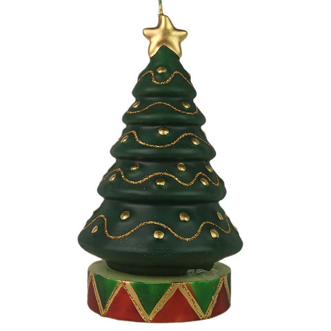Firenze Candele Candela natalizia a forma di albero verde fatta a mano