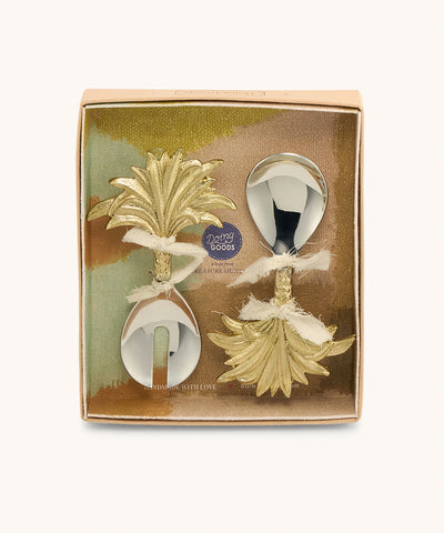 Doing Goods Set di posate a forma di palma Marlin in confezione regalo