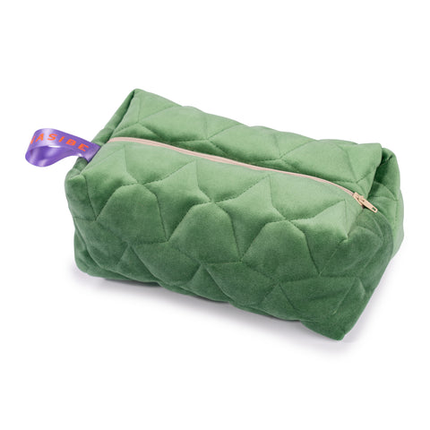 Pochette trapuntata verde