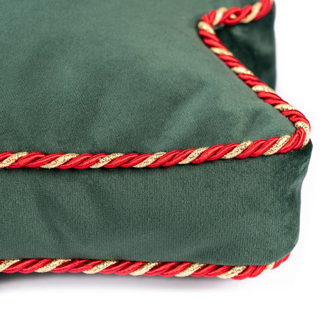 Arbre rembourré avec tissu en velours et cordon