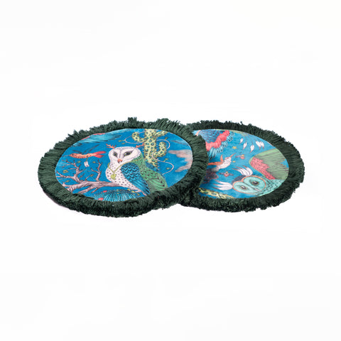 Tovaglietta con civetta